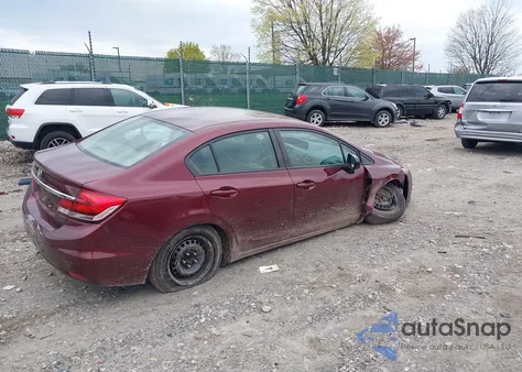 2014 Honda Civic Lx из США, поврежденный, VIN 2HGFB2F56EH543117